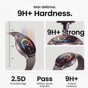 Закалённое стекло Tech-Protect Easy Set+, 2 шт., для Samsung Galaxy Watch Ultra 44 мм