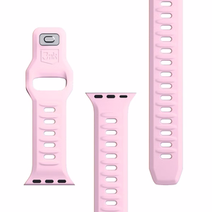 42/44/45/46/49 mm Powder Pink (big) - 3mk Silicone Watch Strap for Apple