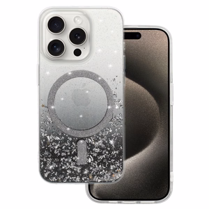 Tel Protect Moonlite Magnetinis dėklas telefonui Samsung Galaxy S24 Ultra juodas permatomas