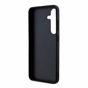 Guess 4G Metal Gold Logo dėklas telefonui Samsung Galaxy S24 - juodas