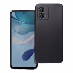 Matinis dėklas telefonui MOTOROLA G53 juodas