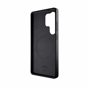 Puro Icon Mag silikoninis dėklas telefonui su MagSafe Samsung Galaxy S25 Ultra - juodas