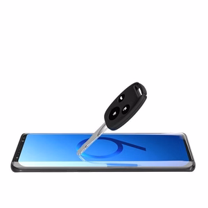 3D Edge Nano Flexi Glass Hybrid защитная плёнка с рамкой для Samsung Galaxy S21+ 5G (S21 Plus 5G) чёрный