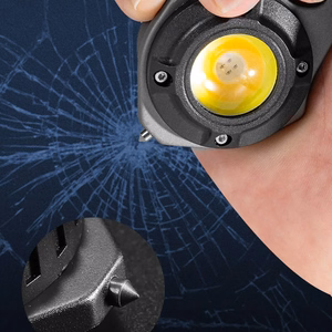 Mini žibintuvėlis LED raktų pakabukas W5143 Type C su 2 atsuktuvo antgaliais oranžinis