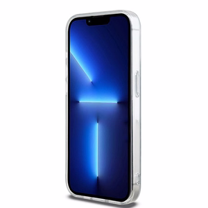 DKNY IML Mono & Stripe MagSafe dėklas telefonui skirtas iPhone 14 Pro - juodas
