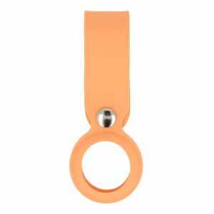 Silicone loop for AirTag orange