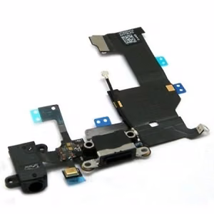 Flex iPhone 5G garso ir įkrovimo jungtis juodas naudotas ORG