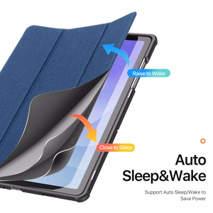 Чехол Dux Ducis Domo для Samsung X210 X215 X216 Tab A9 Plus 11.0 X230 X235 X236 Tab A11 Plus 11.0 тёмно-синий