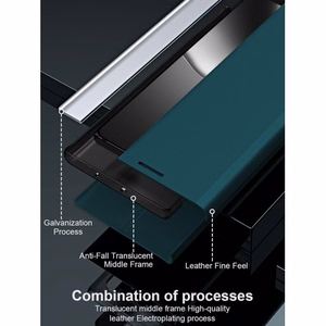Sleep Case Pro atverčiamas dėklas su stovu, skirtas Samsung Galaxy S25 – žalias