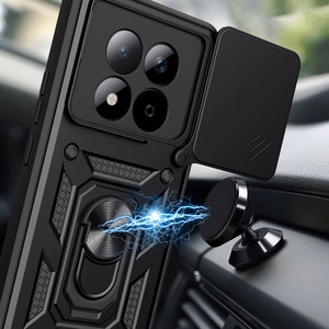 "Tech-Protect CamShield Pro" dėklas "Xiaomi Redmi Note 15 Pro 5G" - Juodas