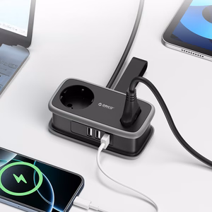 Orico AP3 65W GaN 6in1 удлинитель 2x AC + 2x USB-A + 2x USB-C - черный