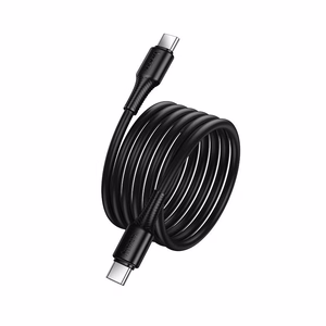 Кабель USB C to USB C Hoco 3A 60W 1 m X120 черный
