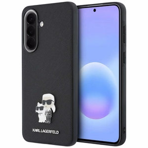 KARL LAGERFLED case for SAMSUNG A37 KLHCSA37PSAKCMPK (Saffiano W/ K&C Metal Logo) black