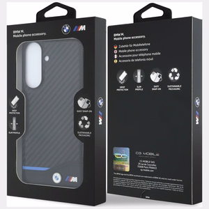 BMW case for SAMSUNG A57 BMHCSA5722NBCK (PU Carbon) black
