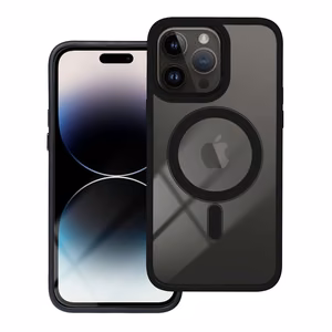 Чехол для iPhone 14 PRO MAX Color Edge Mag Cover совместимый с MagSafe чёрный
