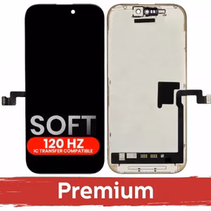 LCD дисплей совместимый с iPhone 16 Pro чёрный (SOFT OLED / Stable 120Hz / Premium) *Self-Diagnosable*