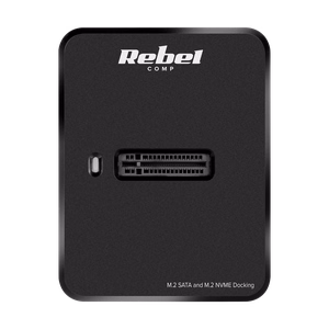 Rebel aliumininė USB-C prijungimo stotelė NVMe M.2 diskams, M Key ir B+M Key