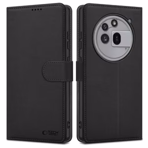 Tech-Protect Dėklas su pinigine Nothing Phone 3A Pro - matinis juodas