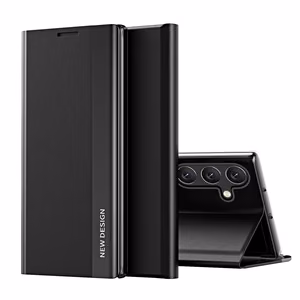 Sleep Case Pro dėklas telefonui Samsung Galaxy A24 4G su stovu juodas