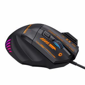 Проводная оптическая игровая мышь Wozinsky WMGK-1179W, 7200 DPI, с подсветкой, черная