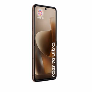 Смартфон Motorola razr 70 ultra, 17.7 см (6.96"), две SIM-карты, Android 16.0, 5G, USB Type-C, 16 ГБ ОЗУ, 512 ГБ, 5000 мА·ч, с отделкой под дерево