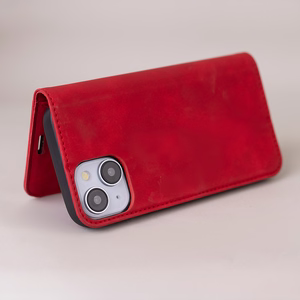 Smart Suede case for Motorola Moto E14 / G24 / G04 / G04S red