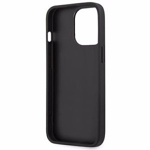 Dėklas Guess PU 4G Metal Logo Apple iPhone 14 Pro Max pilkas