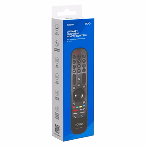 SAVIO RC-24 Universalus/pakaitinis nuotolinio valdymo pultas LG televizoriams – SMART TV