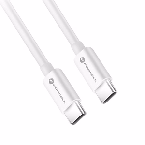 Кабель USB C to USB C Forcell F-Energy QC4.0 PD 3A 60W 1 m C338 белый
