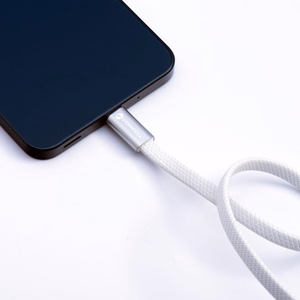 Кабель USB-C — USB-C Forcell F-Energy QC4.0 PD 5A 240W Cafule Flat 1,2 м CCFN23 белый