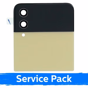 LCD Display Compatible with Samsung F721 Z Flip4 (OUTER) with Frame / Yellow / (Service Pack)
