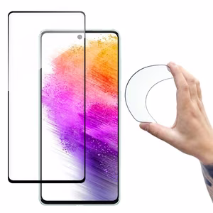 Wozinsky Full Cover Flexi Nano стеклянная плёнка закалённое стекло с рамкой для Samsung Galaxy A73 прозрачный