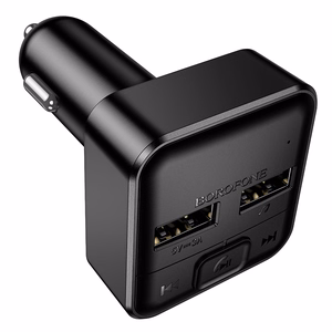 Borofone siųstuvas FM BC63 Selecto MP3, Bluetooth - 2xUSB - juodas