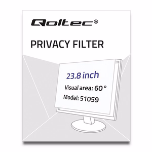 Qoltec 51059 фильтр конфиденциальности для монитора 60.5 см (23.8")