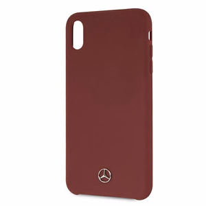 Mercedes Silikono linijos dėklas iPhone Xs Max - raudonas