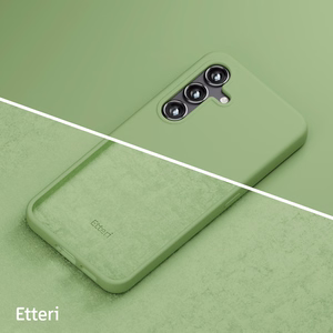 Etteri Silicone чехол Samsung Galaxy S24 Plus светло-зеленый