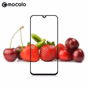 Mocolo 3D 9H Full Glue grūdintas apsauginis ekrano stiklas, skirtas Samsung Galaxy A40, juodu rėmeliu