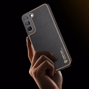 Dux Ducis Yolo элегантный чехол из экологической кожи для Samsung Galaxy S22+ (S22 Plus) красный