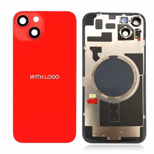 Задняя крышка совместимая с iPhone 14 Plus / красный / (полное покрытие без NFC шлейфа) / OEM