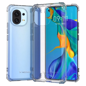 Wozinsky Anti Shock patvarus dėklas su karinės klasės apsauga Xiaomi Mi 11, skaidrus