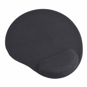 MP-GEL-BLACK 260x220 pelės kilimėlis su riešo atrama, juodas
