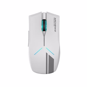 Беспроводная игровая мышь Machenike M721, 10000 DPI, с RGB-подсветкой, белая