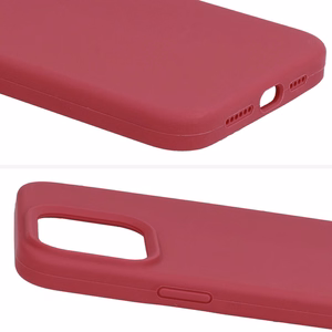 Silicone Lite dėklas telefonui Oppo A38 4G bordo spalvos