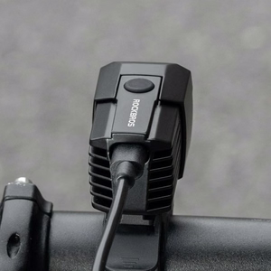 Rockbros RHL1600 Front Bike Light 1600lm with External Power Supply USB-C - Black