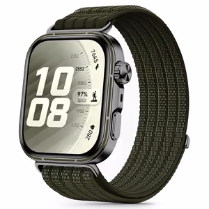 Tech-Protect nailoninis dirželis Huawei Watch Fit 3 / 4 / 4 Pro / 5 / 5 Pro - žalias