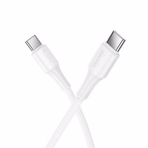 Кабель USB C to USB C Hoco 3A 60W 1 m X120 белый