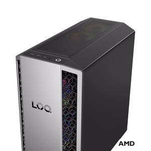 Lenovo LOQ Tower 26ADR10 Ryzen 7 8745HX 32GB DDR5 5200 SSD1TB GeForce RTX 5060 8GB Win11 pilkas / juodas