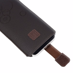 "WONDER Deko" dėklas (XXL dydžio), skirtas "Samsung S25 Ultra/S24 Ultra/M35/M23/A16 5G/Xiaomi Redmi 14C chocolate