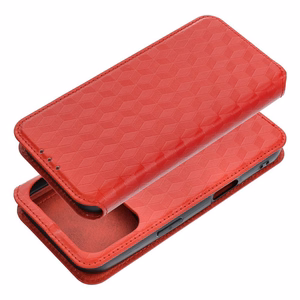Чехол-книжка iPhone 17 / 18 Cubic Book красный