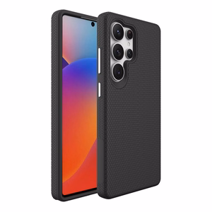 Dėklas Perfectionists Triangle Case Samsung S908 S22 Ultra 5G juodas